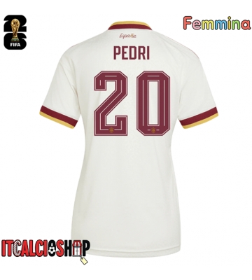 Spagna Pedri Gonzalez #20 Seconda Maglia Femmina Mondiali 2026 Manica Corta